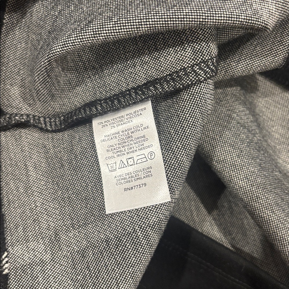 Ann Taylor factory black and white tie top size small nwt - Picture 6 of 6